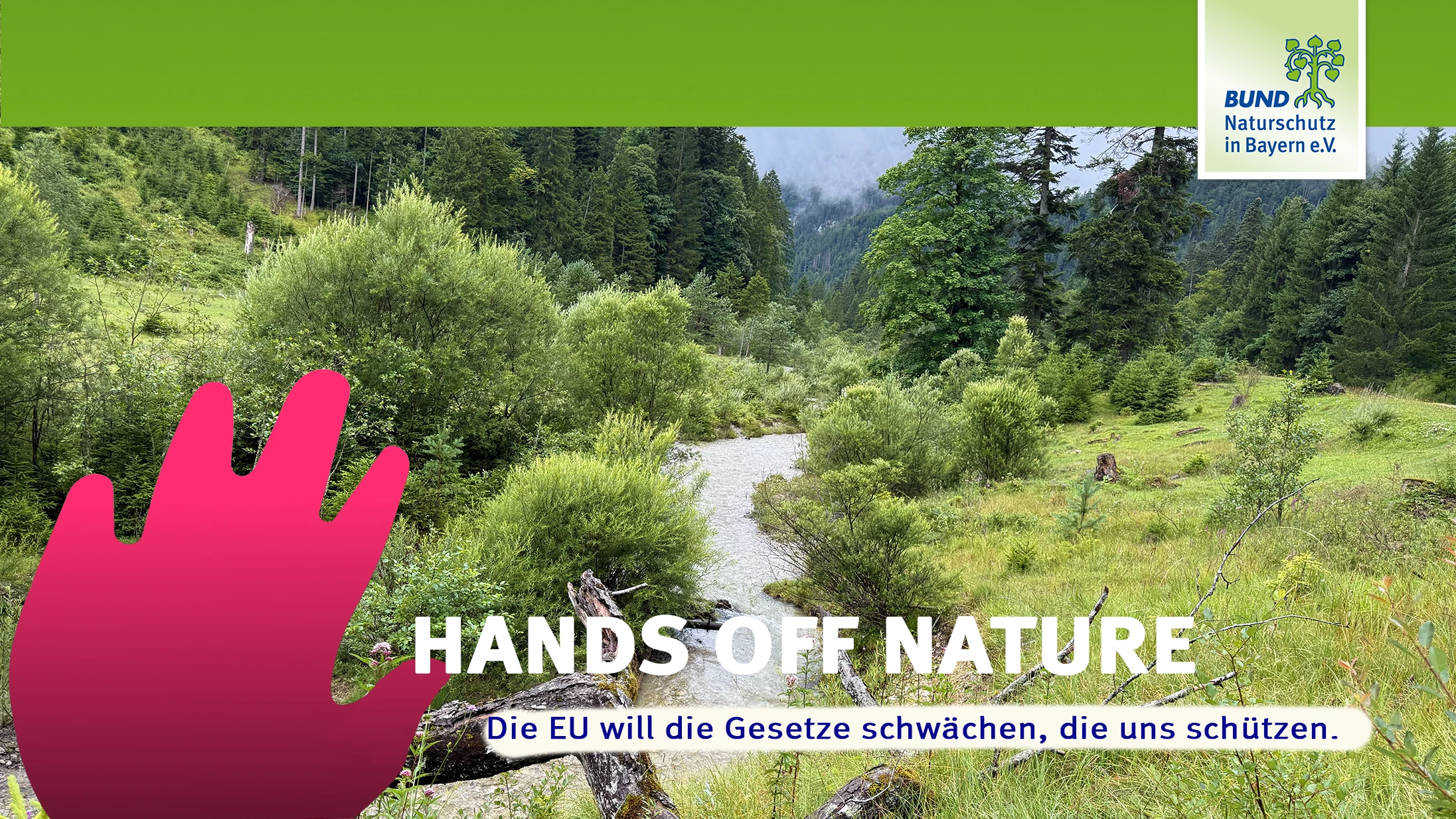 Hands off nature 