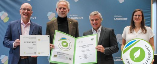 Preisverleihung Kleinprojekte Öko-Modellregion Landshut