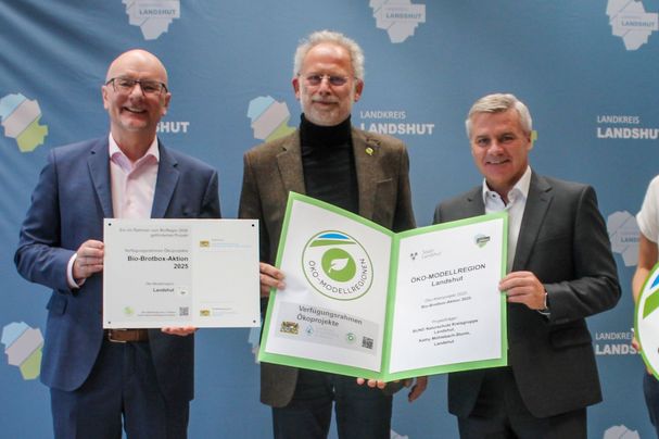 Preisverleihung Kleinprojekte Öko-Modellregion Landshut