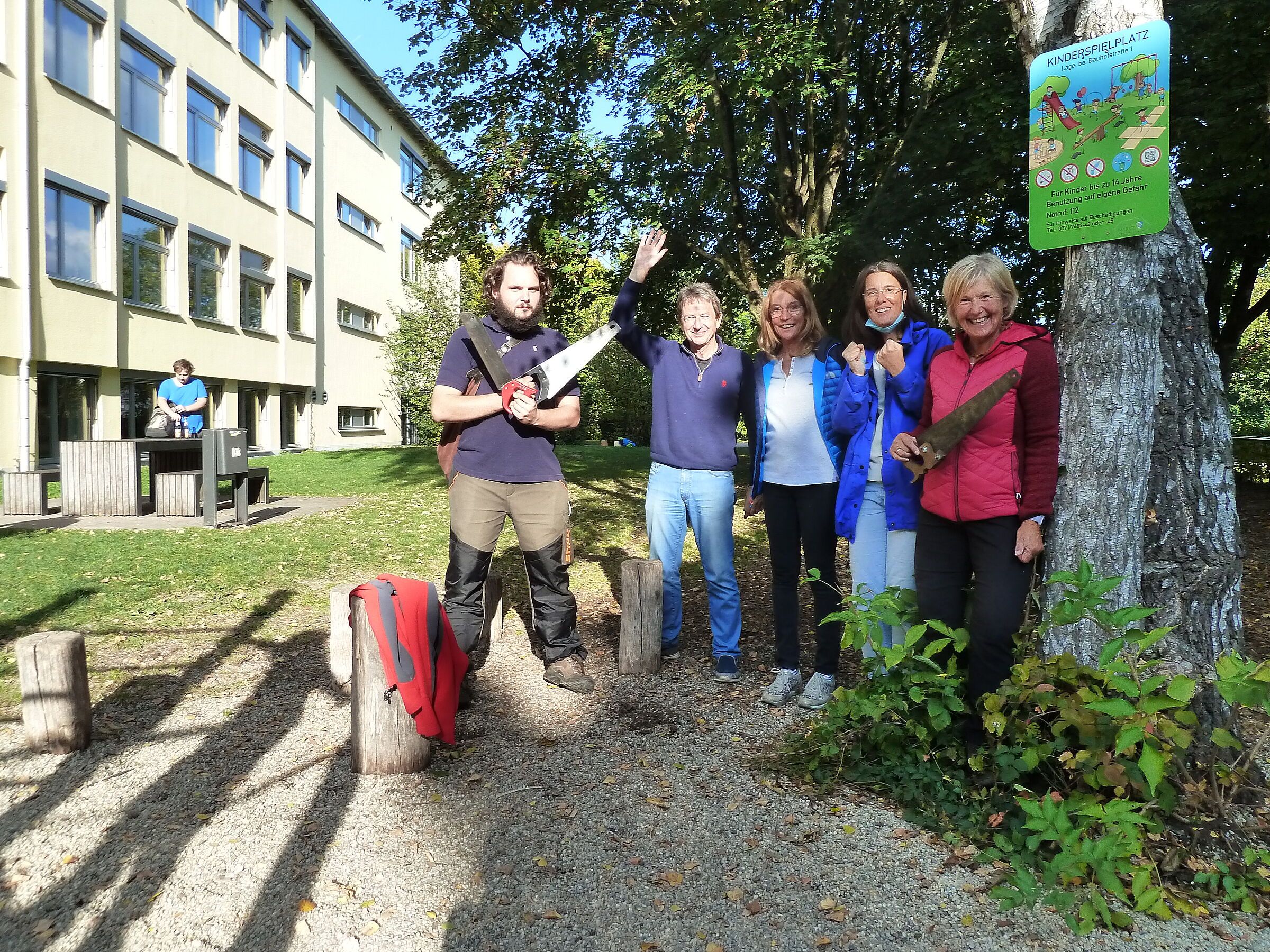 ... nach getaner freudvoller Arbeit ...