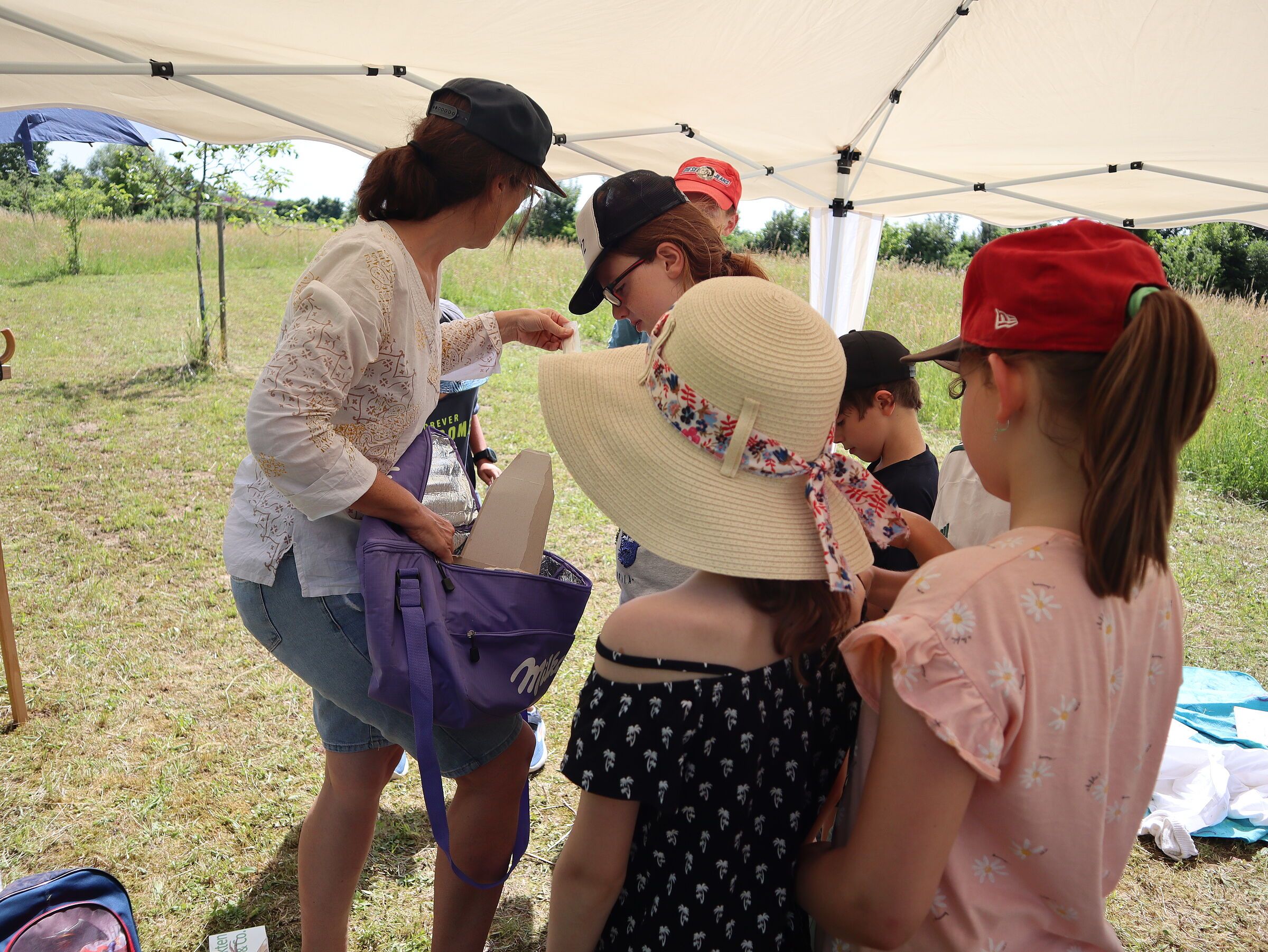 Als Belohnung für's Mitmachen gibt es für alle ein Eis