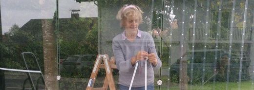 Vogelschutz, Kollisionsschutz, Aufkleber, Glasscheiben