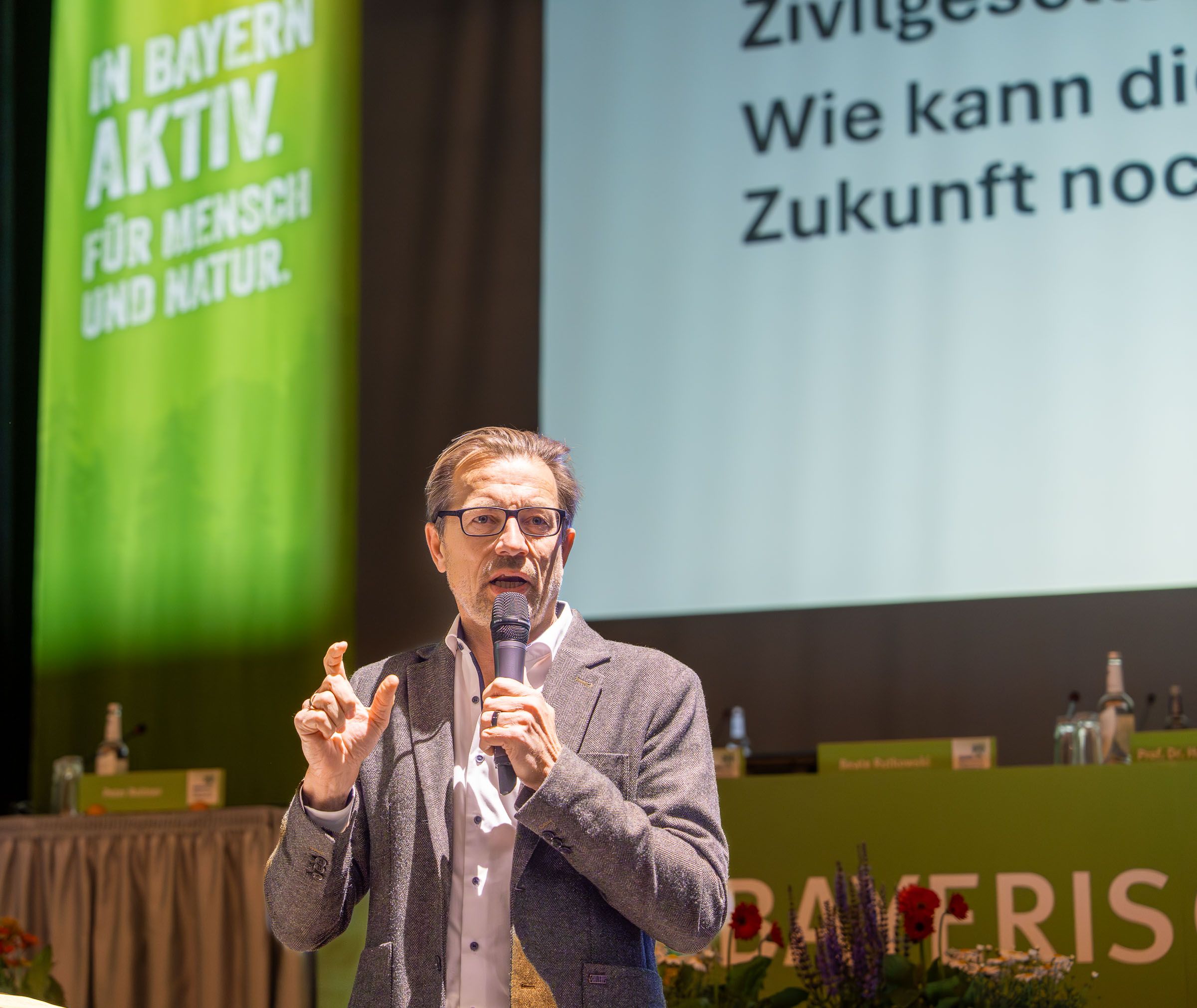 Roman Huber | Bild: Heinrich Inkoferer Delegierten Versammlung BN 2025 in Führt, DV