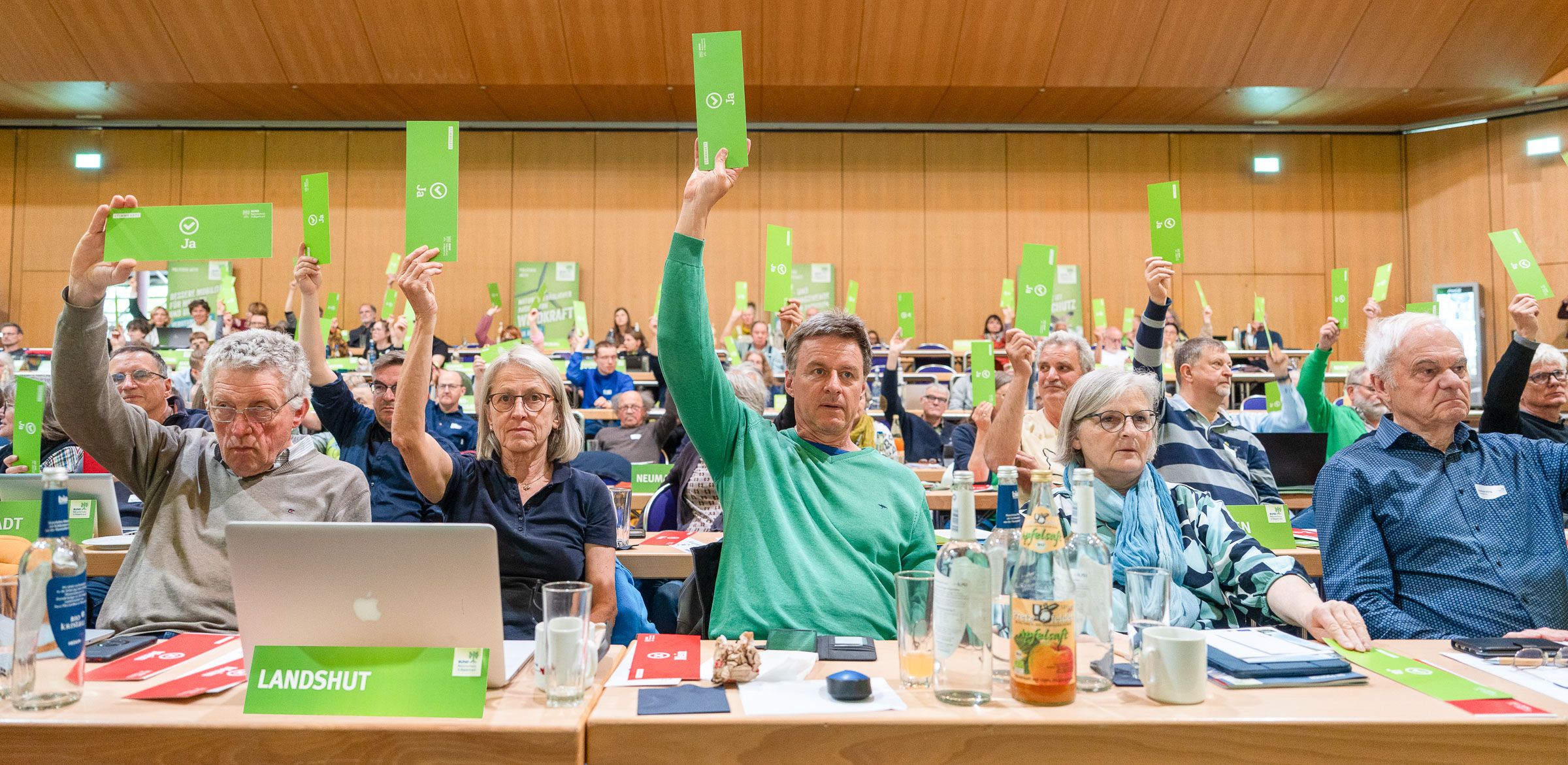 Zustimmung | Bild: Heinrich Inkoferer Delegierten Versammlung BN 2025 in Führt, DV