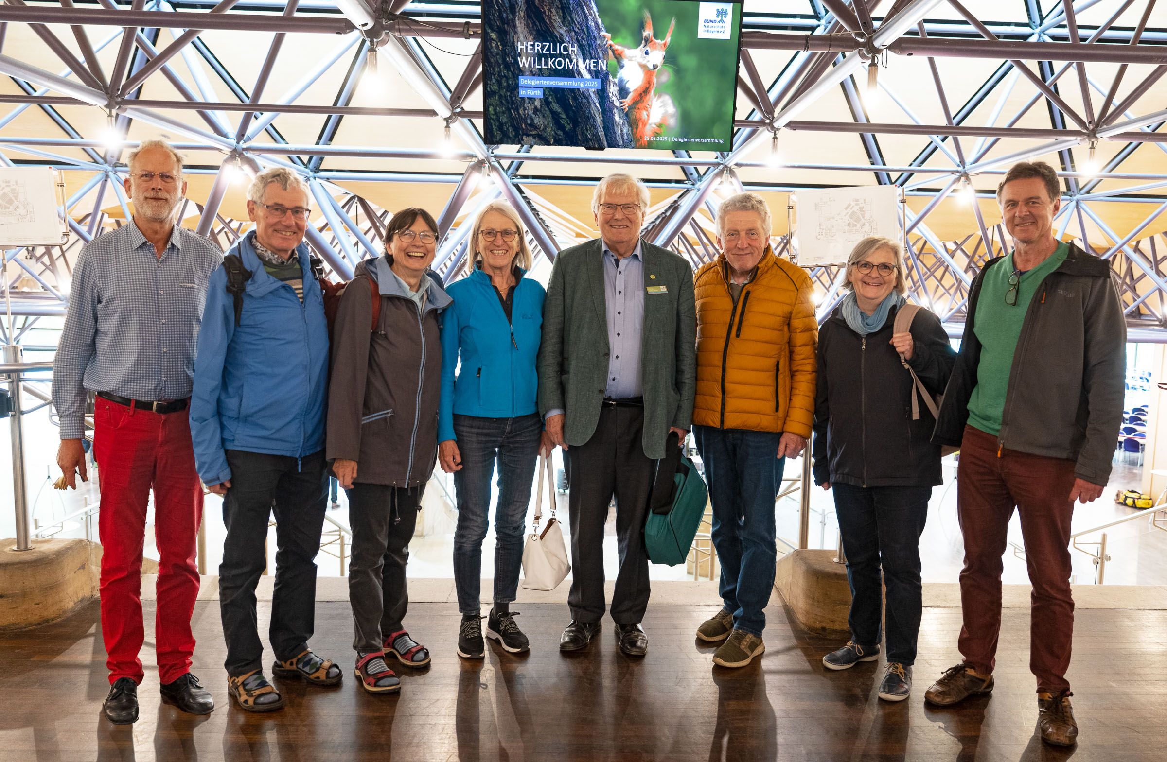 Gruppe aus Landshut | Bild: Heinrich Inkoferer Delegierten Versammlung BN 2025 in Führt, DV