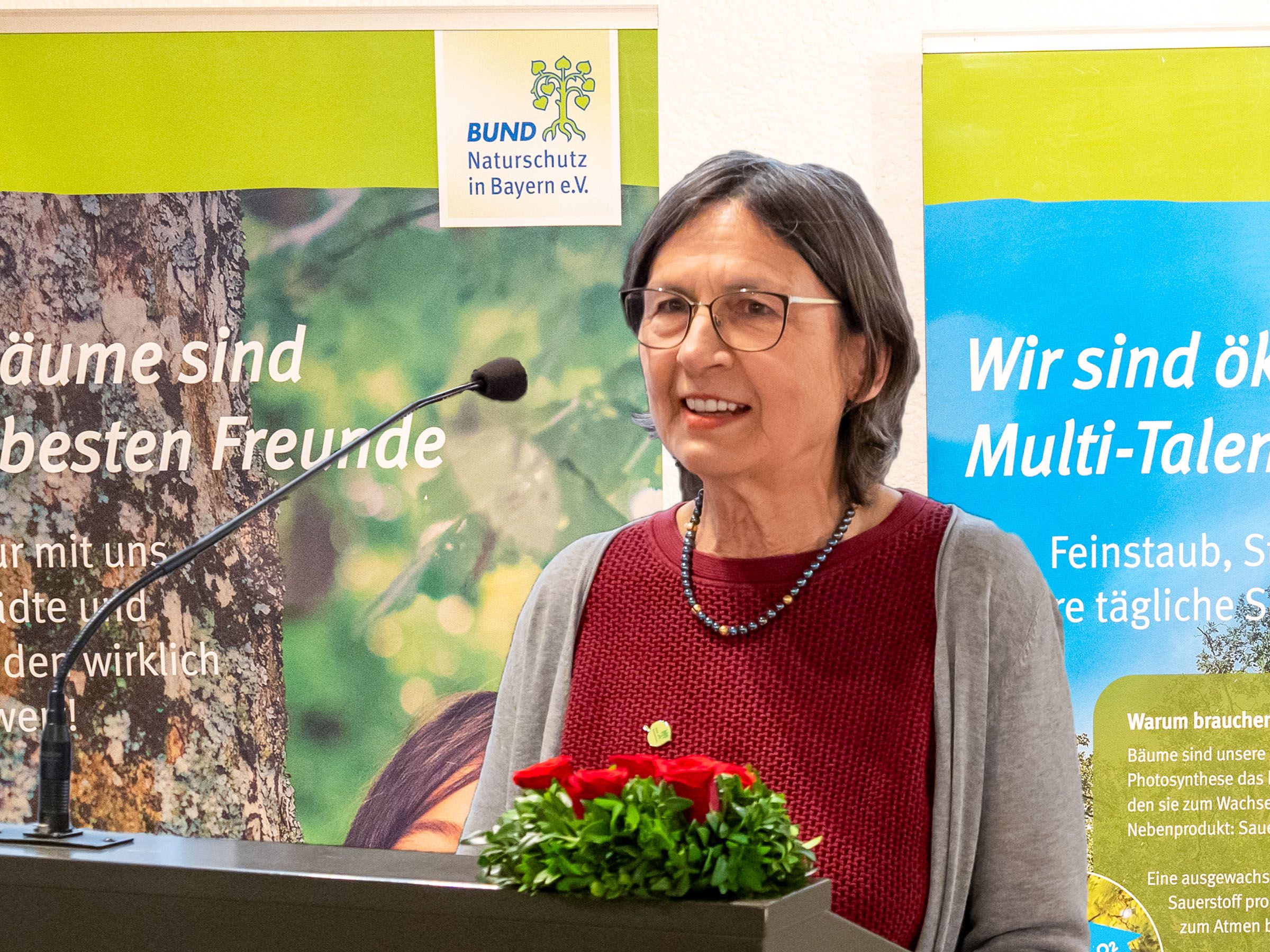 Kathy Mühlebach-Sturm bei ihrer Eröffungsrede | Bild: Heinrich Inkoferer Kathy Mühlebach-Sturm bei ihrer Eröffungsrede
