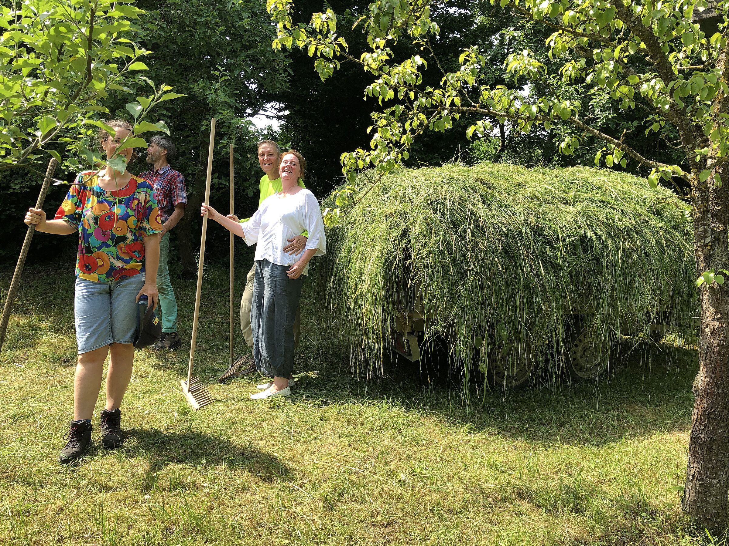 Arbeiten auf der Streuobstwiese 19.06.2021 - 5