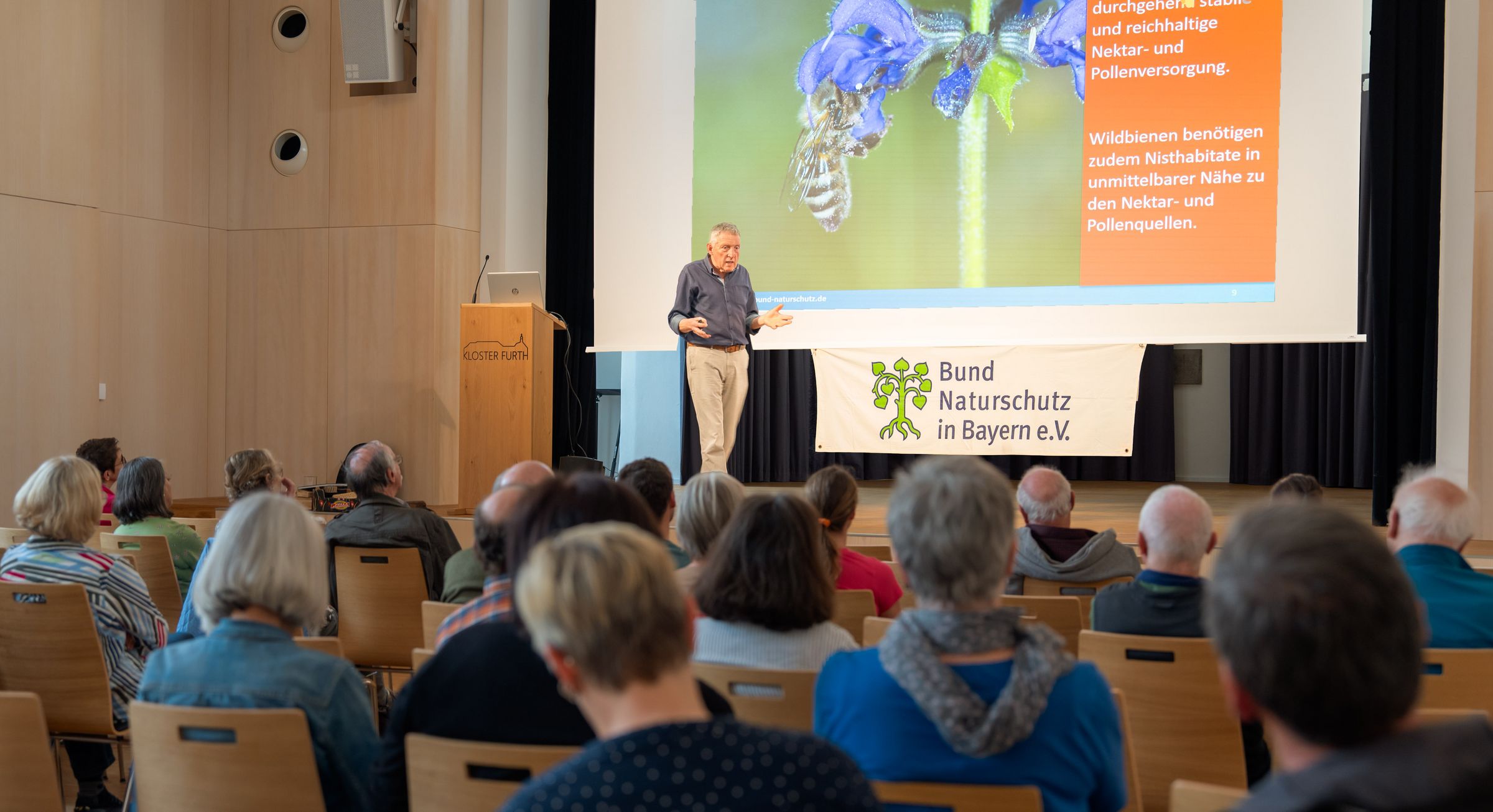 Vortrag "Mein Garten - ein Bienenparadies" | Bild: Heinrich Inkoferer