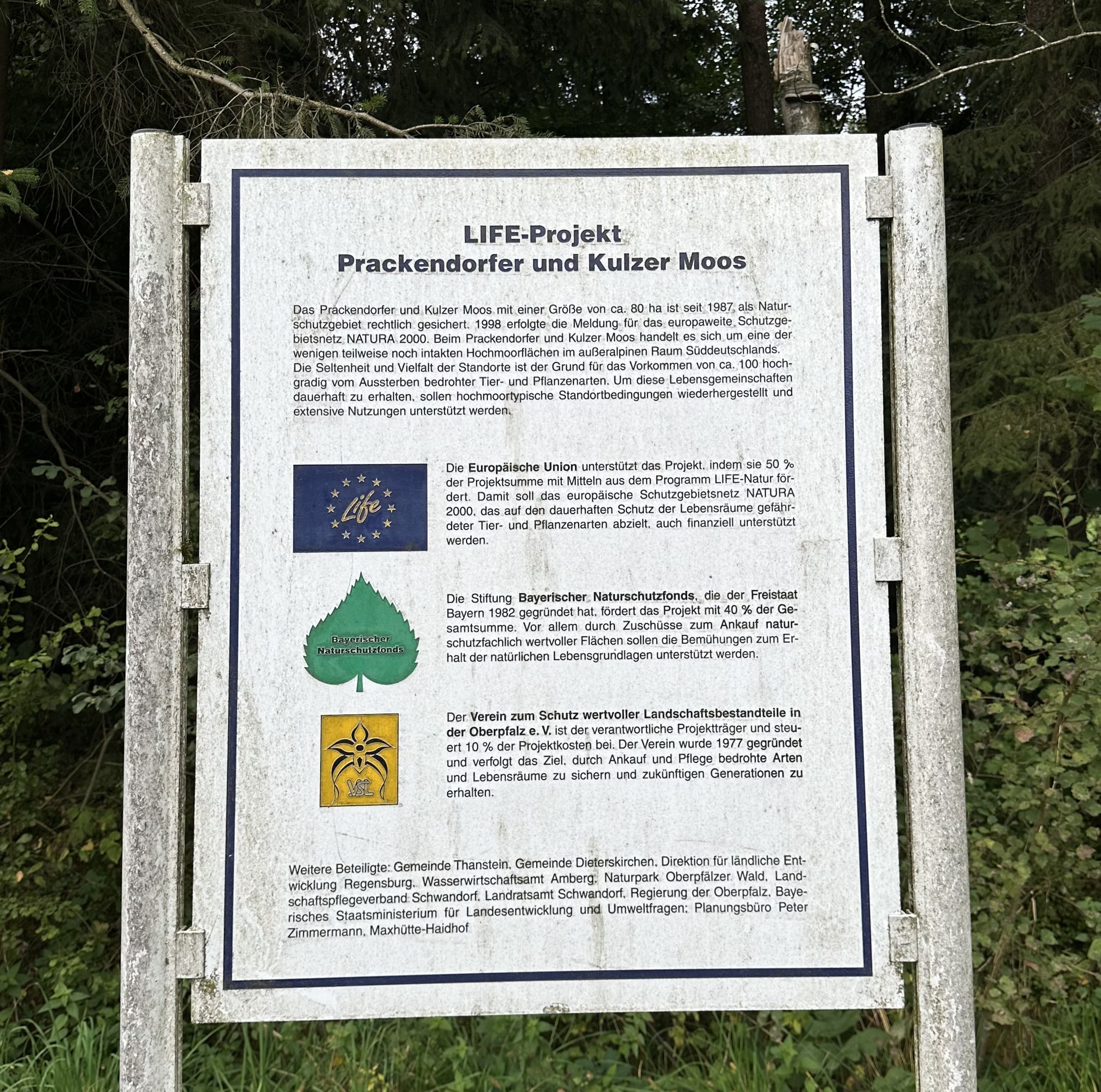 Infotafel Kulzer Moos