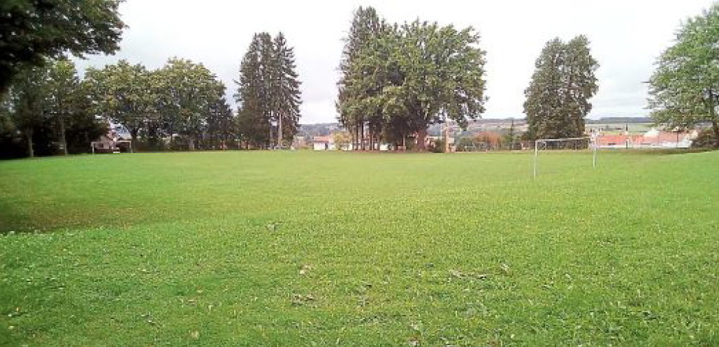 Der alte Sportplatz in Velden